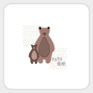 Mama Bear t-shirt Sticker